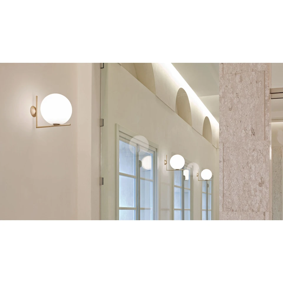 IC C/W1 Flos Wall Light Brass