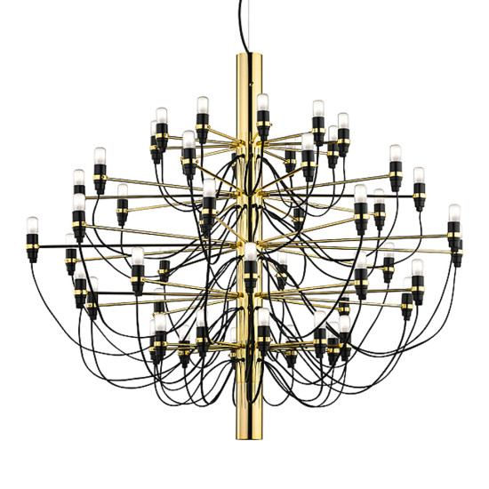 Gino Sarfatti LED Flos Taklampa 100cm Mässing