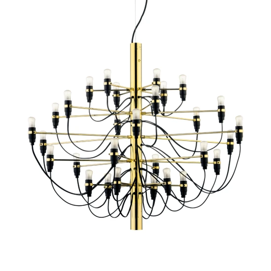 Gino Sarfatti LED Flos Taklampa 88cm Mässing