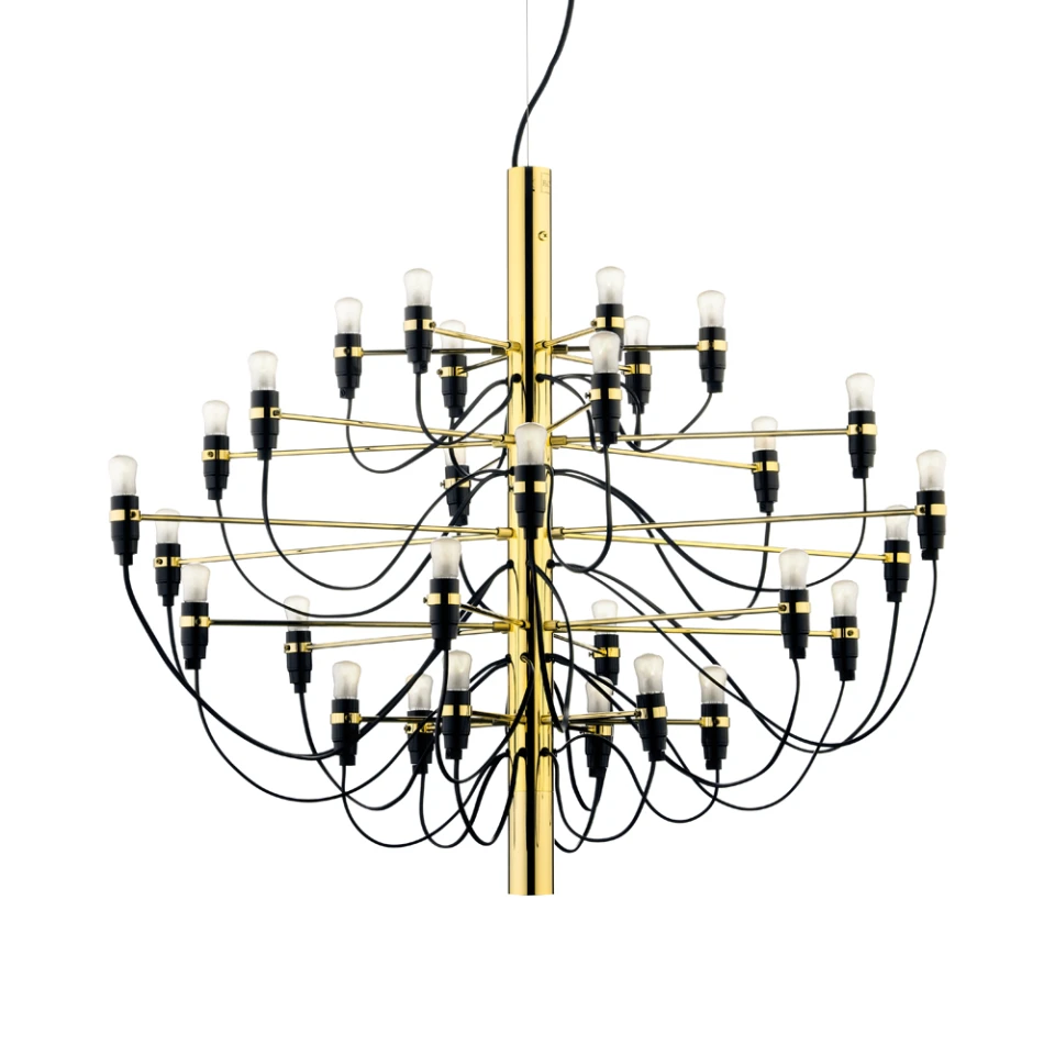 Gino Sarfatti LED Flos Taklampa 88cm Mässing