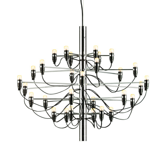 Gino Sarfatti LED Flos Taklampa 88cm Krom Gino Sarfatti LED Flos Taklampa 88cm Krom