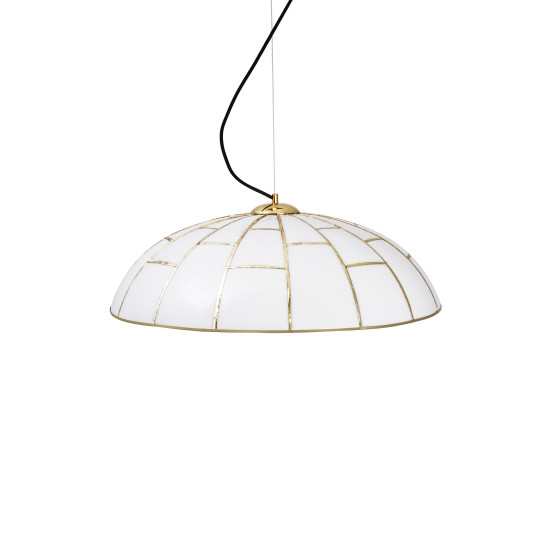 Ombrello Ceiling Light Brass/White 60cm