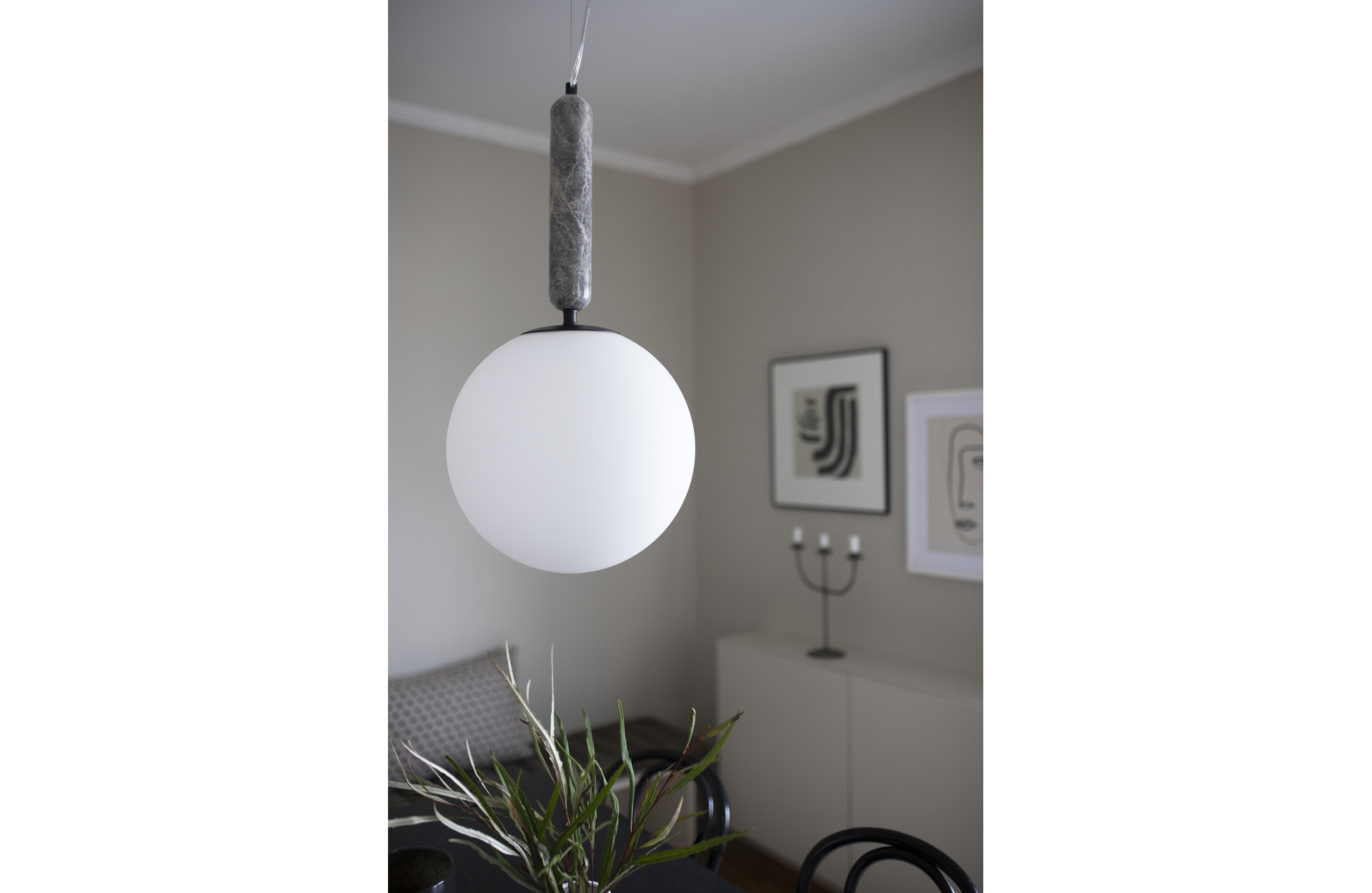 Torrano Ceiling Light Grey 30cm Globen Lighting 550510 LampKompaniet