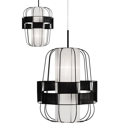 Wind taklampa svart 40cm