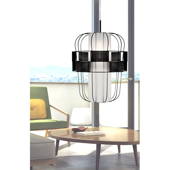 Wind taklampa svart 40cm