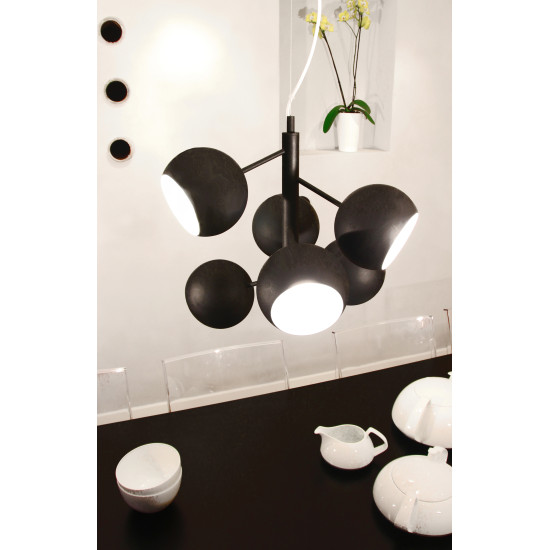 Globen Pendel Rondo 45cm Svart