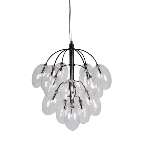 Globe Pendant Drops 50 cm Black