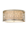 Arabesque 2 light plafond silver 37.5cm Elstead Lighting Arabesque 2 light plafond silver 37.5cm