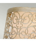 Arabesque 2 light plafond silver 37.5cm Elstead Lighting Arabesque 2 light plafond silver 37.5cm