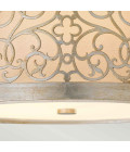 Arabesque 2 light plafond silver 37.5cm Elstead Lighting Arabesque 2 light plafond silver 37.5cm