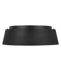 Asher 3 light plafond midnight black/gold 36.8cm Elstead Lighting Asher 3 light plafond midnight black/gold 36.8cm