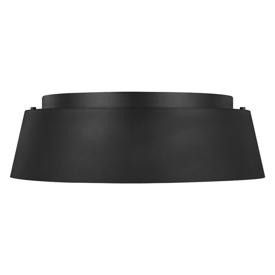 Asher 3 light plafond midnight black/gold 36.8cm Elstead Lighting Asher 3 light plafond midnight black/gold 36.8cm