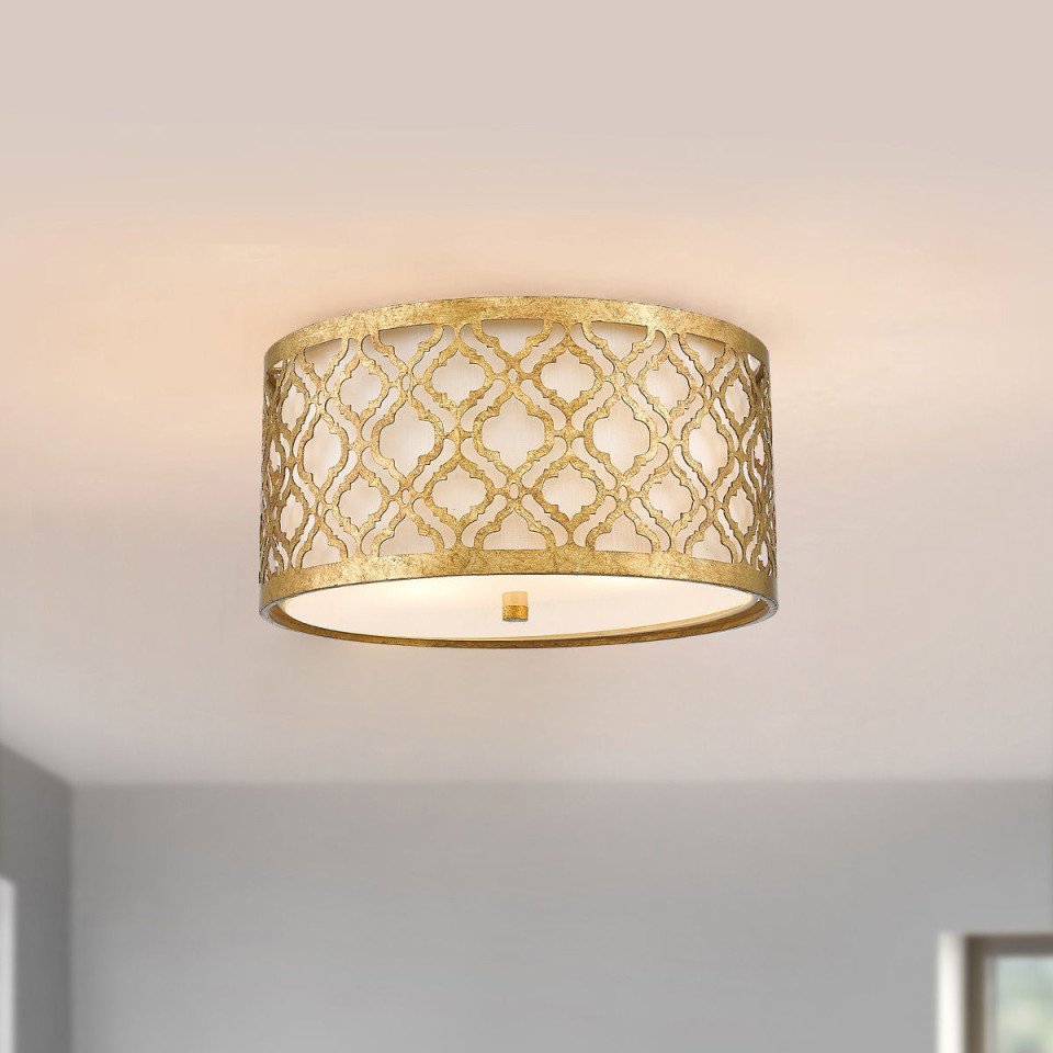 Arabella 2 plafond guld 40.6cm Arabella 2 plafond guld 40.6cm