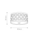 Arabella 2 plafond guld 40.6cm Arabella 2 plafond guld 40.6cm