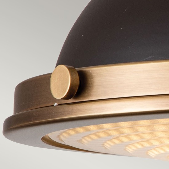 Amelia 2 plafond brons/svart 32.4cm