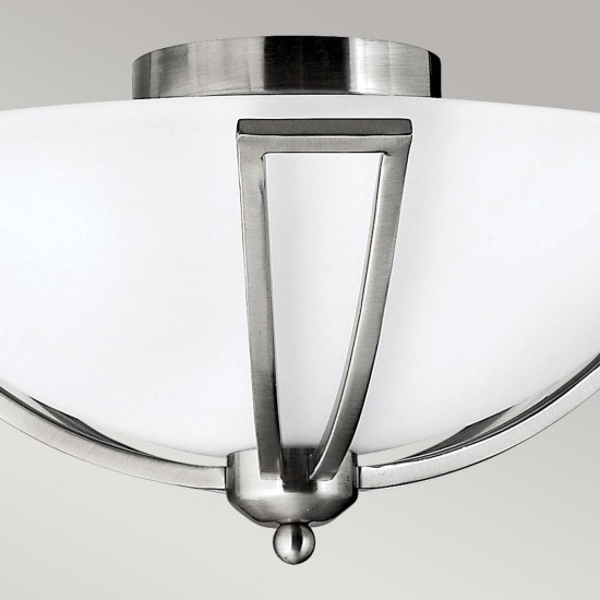Bolla 2 plafond borstad nickel 42.5cm