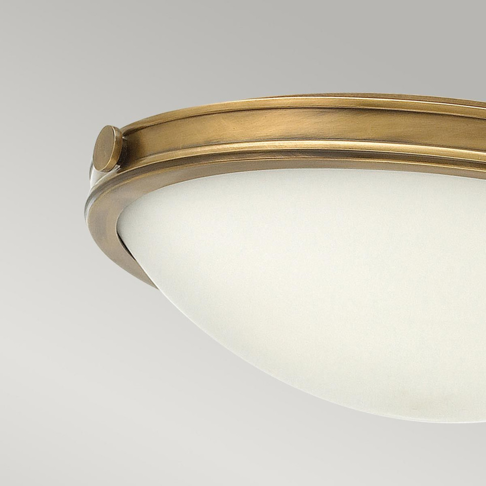 Collier 3 light large plafond heritage brass 48.3cm Hinkley Lighting Collier 3 light large plafond heritage brass 48.3cm