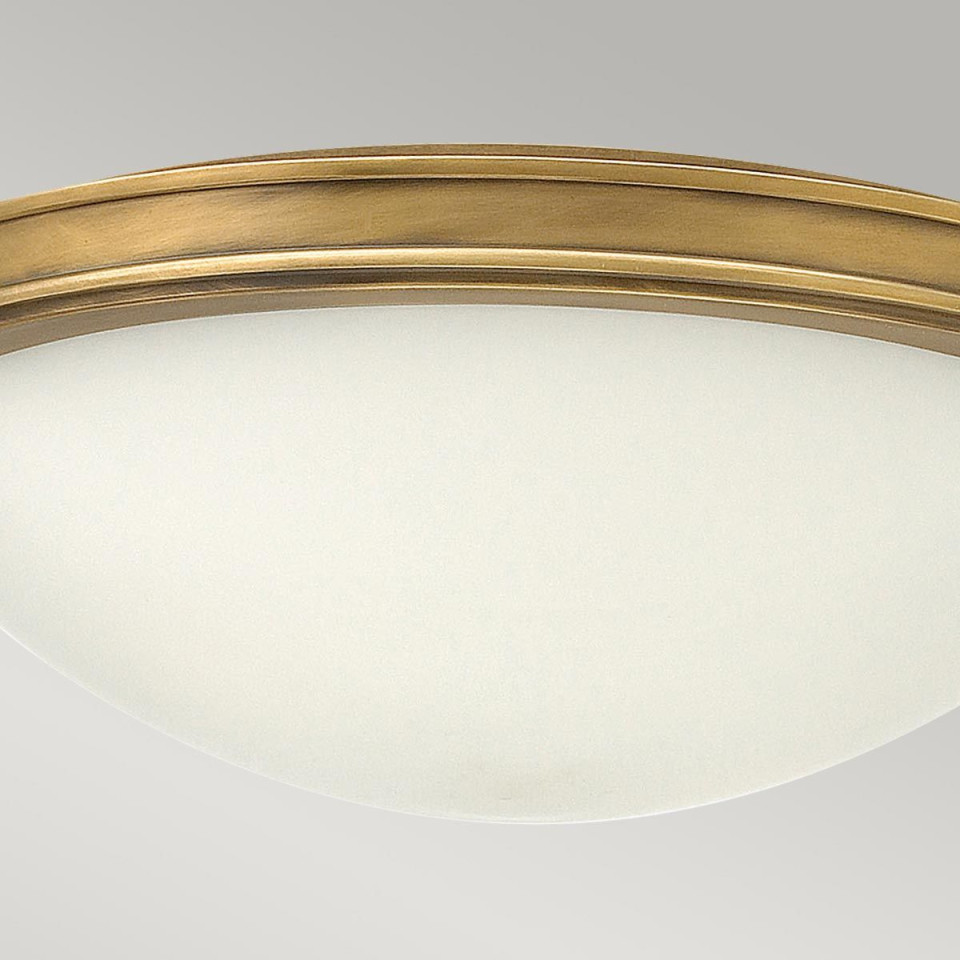 Collier 3 light large plafond heritage brass 48.3cm Hinkley Lighting Collier 3 light large plafond heritage brass 48.3cm