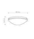 Collier 3 light large plafond heritage brass 48.3cm Hinkley Lighting Collier 3 light large plafond heritage brass 48.3cm