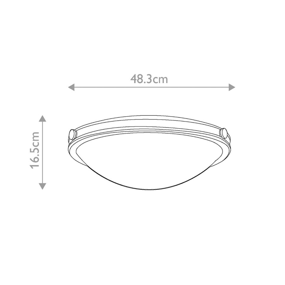 Collier 3 light large plafond heritage brass 48.3cm Hinkley Lighting Collier 3 light large plafond heritage brass 48.3cm