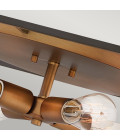 Fulton 4 light plafond bronze/brass 45.7cm Hinkley Lighting Fulton 4 light plafond bronze/brass 45.7cm
