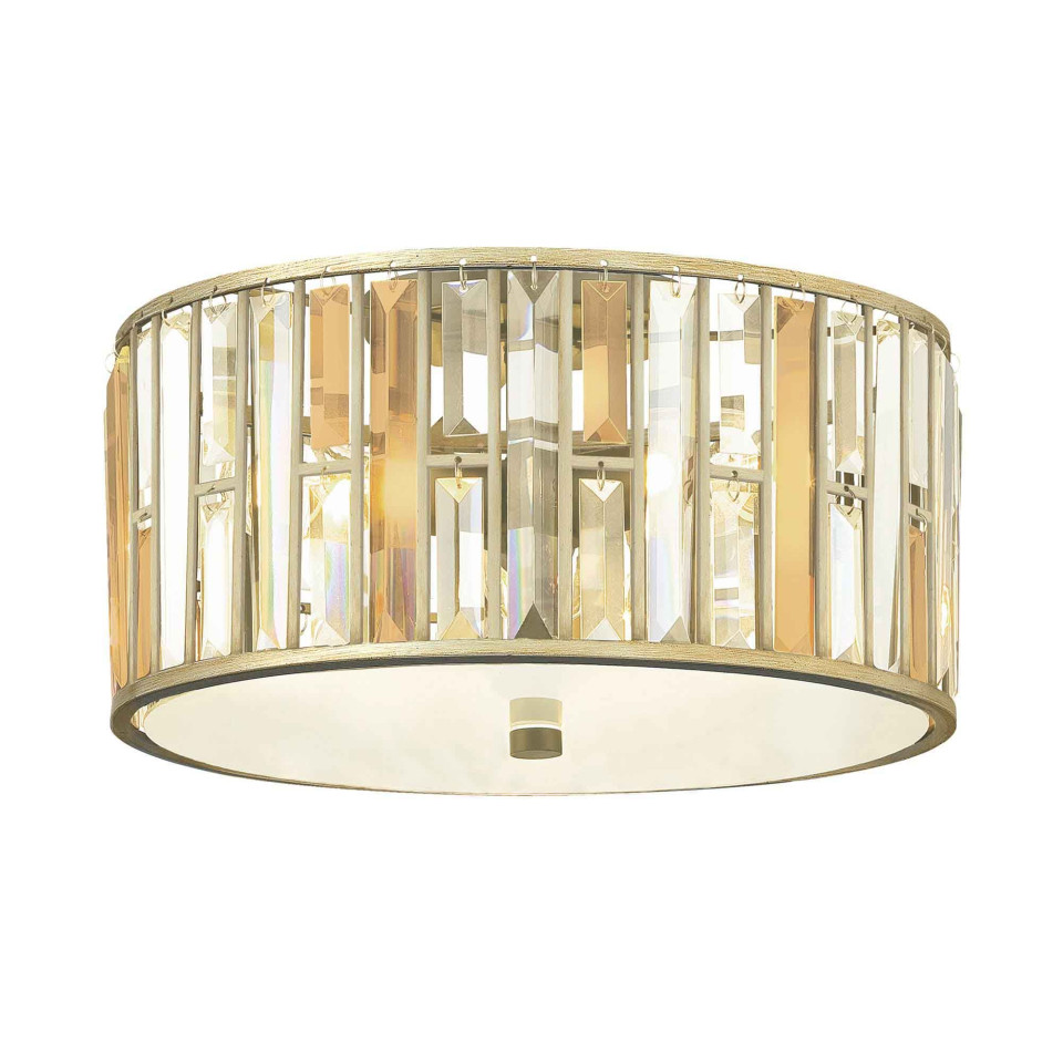 Gemma 3 light plafond silver leaf 41.9cm Feiss Gemma 3 light plafond silver leaf 41.9cm
