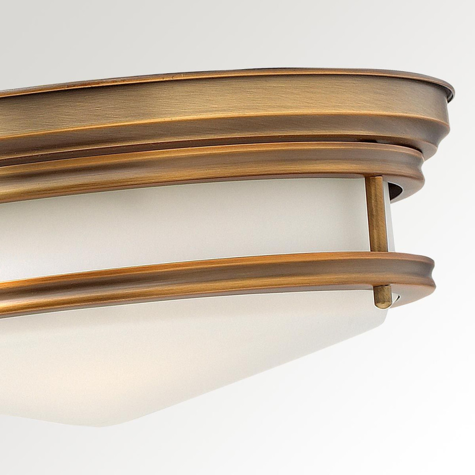 Hadley 3 light plafond IP44 brushed bronze 35.6cm Quoizel Hadley 3 light plafond IP44 brushed bronze 35.6cm