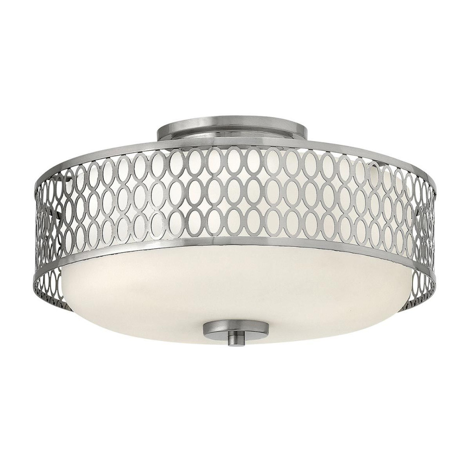 Jules 3 light plafond brushed nickel 38.3cm Feiss Jules 3 light plafond brushed nickel 38.3cm