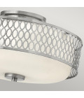 Jules 3 light plafond brushed nickel 38.3cm Feiss Jules 3 light plafond brushed nickel 38.3cm