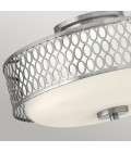 Jules 3 light plafond brushed nickel 38.3cm Feiss Jules 3 light plafond brushed nickel 38.3cm