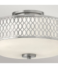 Jules 3 light plafond brushed nickel 38.3cm Feiss Jules 3 light plafond brushed nickel 38.3cm