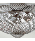 Plantation 3 light large plafond polished antique nickel 40.6cm Elstead Lighting Plantation 3 light large plafond polished antique nickel 40.6cm