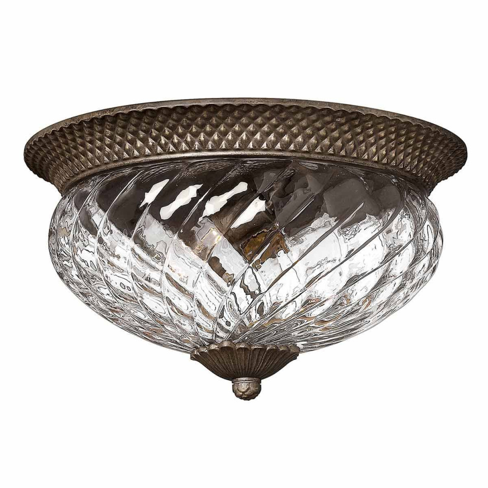 Plantation 3 stor plafond brons 40.6cm