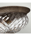 Plantation 3 stor plafond brons 40.6cm
