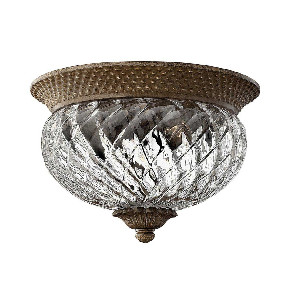 Plantation 2 light small plafond pearl bronze 30.5cm Hinkley Lighting Plantation 2 light small plafond pearl bronze 30.5cm