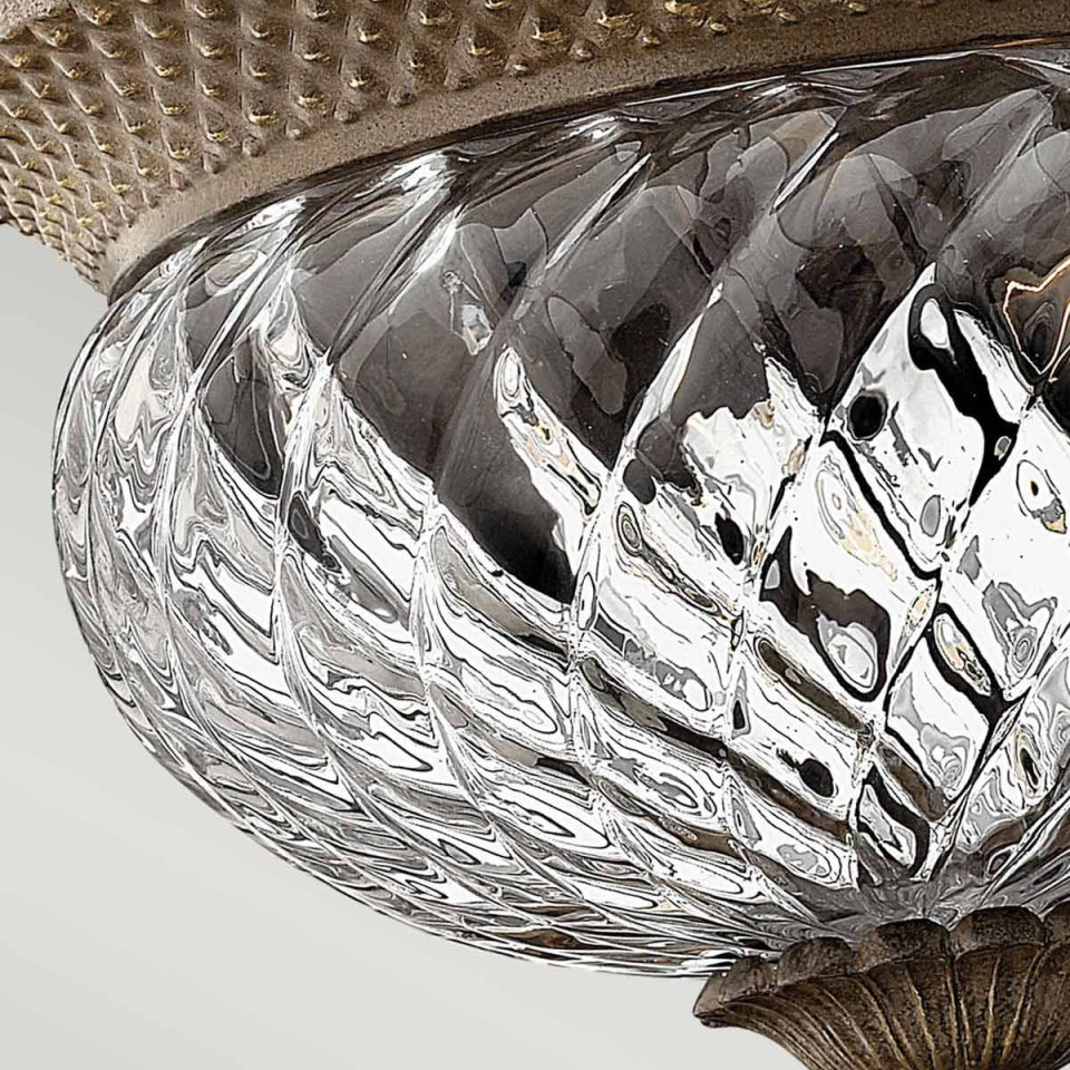 Plantation 2 light small plafond pearl bronze 30.5cm Hinkley Lighting Plantation 2 light small plafond pearl bronze 30.5cm
