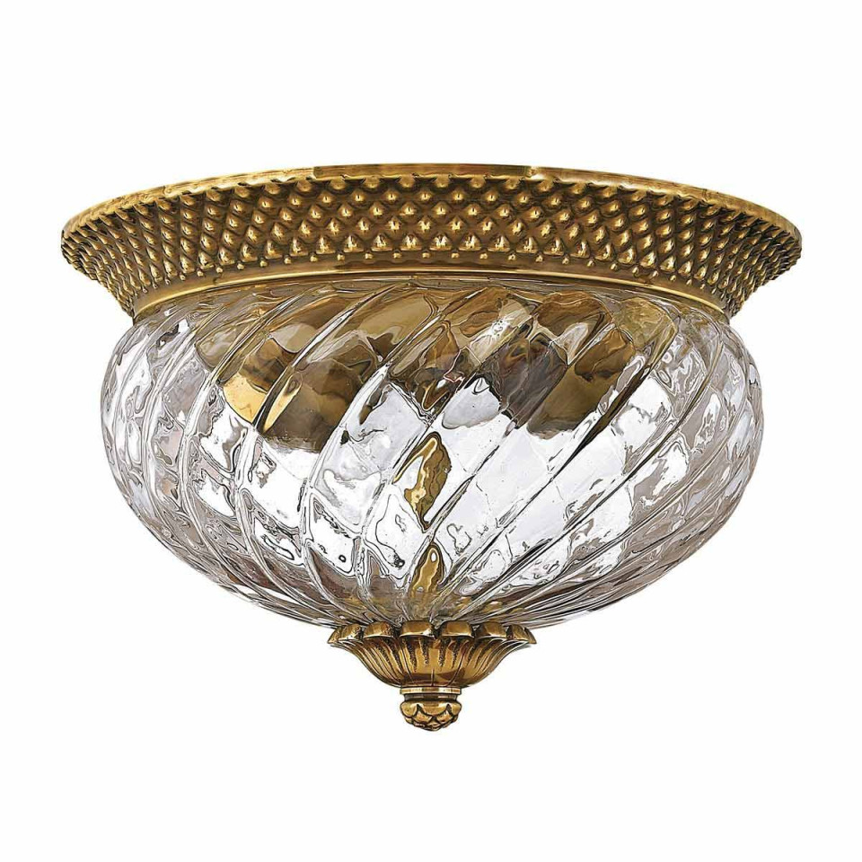 Plantation 2 light plafond burnished brass 30.5cm Hinkley Lighting Plantation 2 light plafond burnished brass 30.5cm