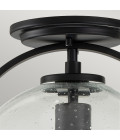 Somerset 1 light plafond black/clear 31.8cm Hinkley Lighting Somerset 1 light plafond black/clear 31.8cm
