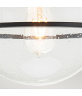 Somerset 1 light plafond black/clear 31.8cm Hinkley Lighting Somerset 1 light plafond black/clear 31.8cm