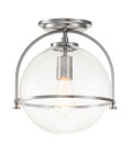 Somerset 1 light plafond brushed nickel/clear 31.8cm Hinkley Lighting Somerset 1 light plafond brushed nickel/clear 31.8cm