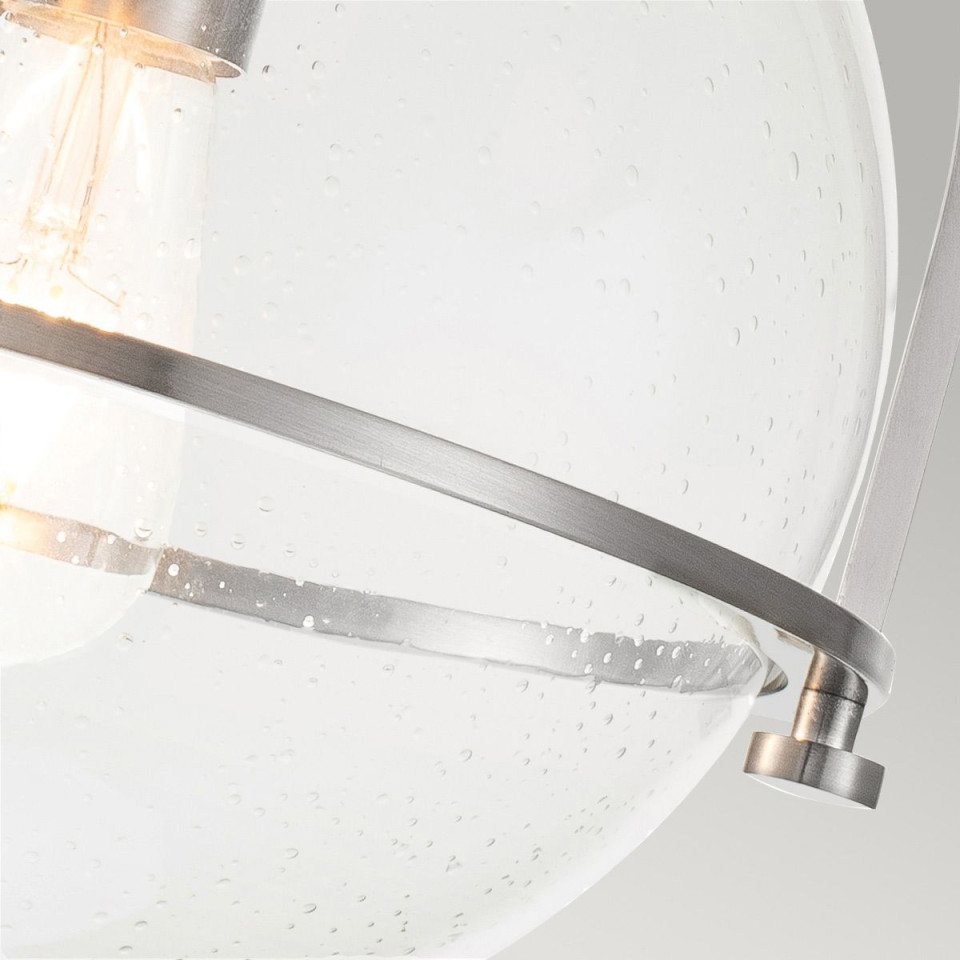 Somerset 1 light plafond brushed nickel/clear 31.8cm Hinkley Lighting Somerset 1 light plafond brushed nickel/clear 31.8cm