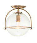 Somerset 1 light plafond heritage brass/clear 31.8cm Hinkley Lighting Somerset 1 light plafond heritage brass/clear 31.8cm