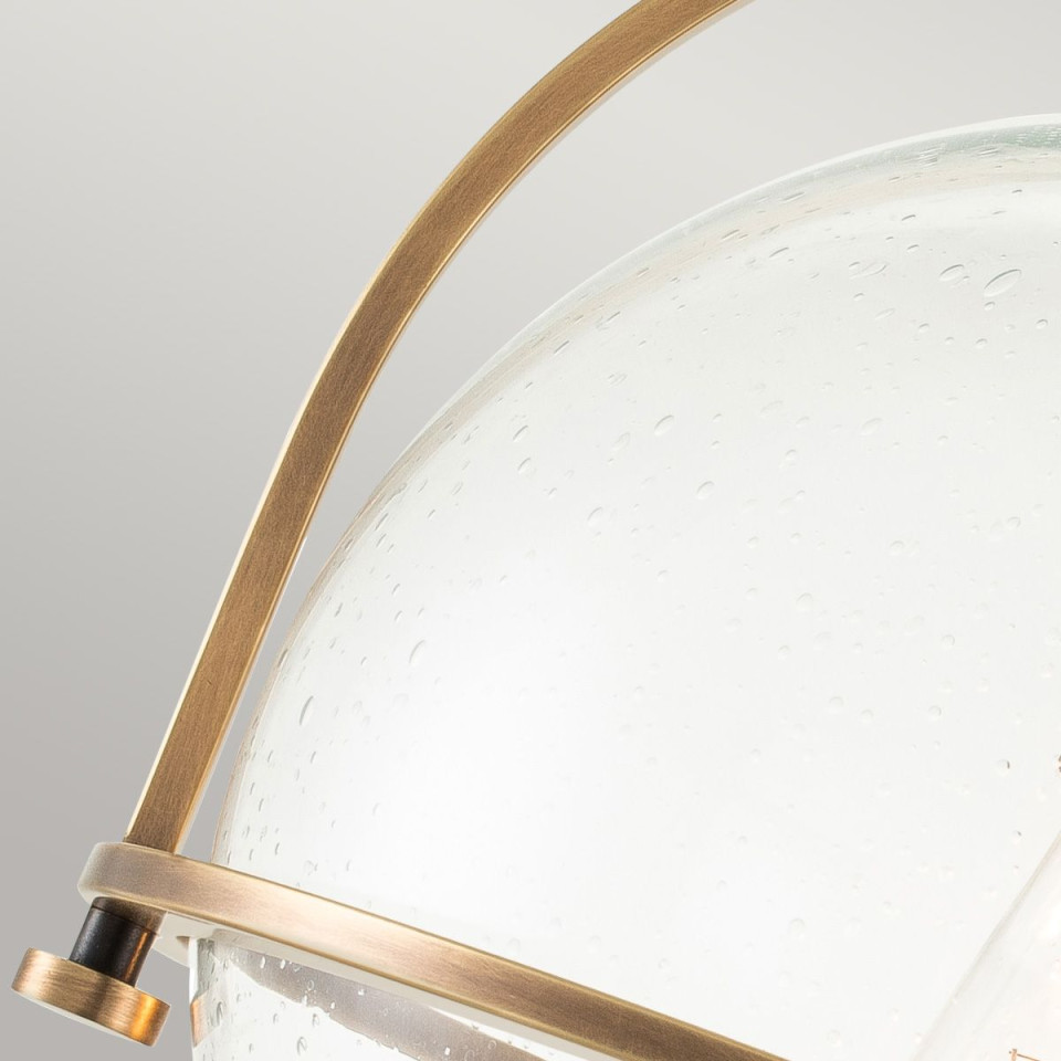 Somerset 1 light plafond heritage brass/clear 31.8cm Hinkley Lighting Somerset 1 light plafond heritage brass/clear 31.8cm