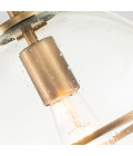 Somerset 1 light plafond heritage brass/clear 31.8cm Hinkley Lighting Somerset 1 light plafond heritage brass/clear 31.8cm
