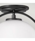 Somerset 1 light plafond black 31.8cm Elstead Lighting Somerset 1 light plafond black 31.8cm