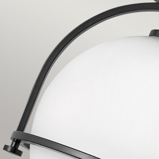 Somerset 1 plafond svart 31.8cm