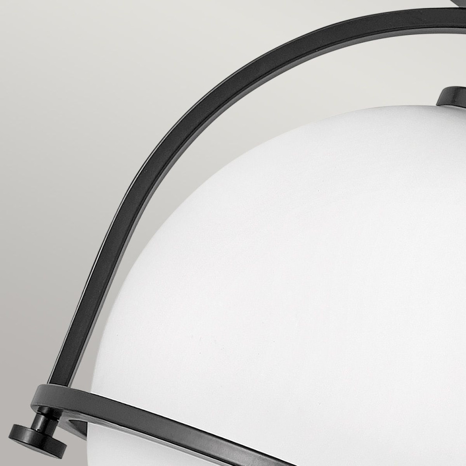 Somerset 1 light plafond black 31.8cm Elstead Lighting Somerset 1 light plafond black 31.8cm