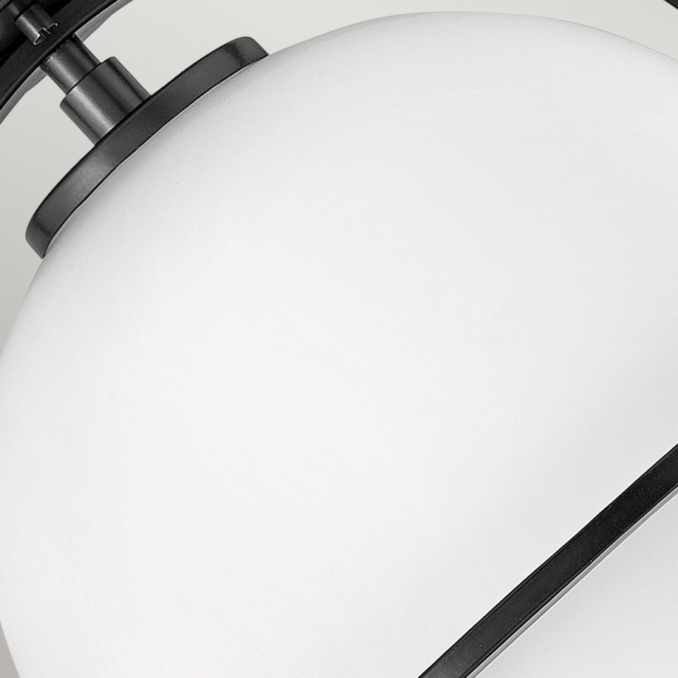 Somerset 1 light plafond black 31.8cm Elstead Lighting Somerset 1 light plafond black 31.8cm