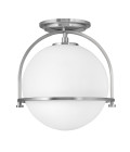 Somerset 1 light plafond brushed nickel 31.8cm Hinkley Lighting Somerset 1 light plafond brushed nickel 31.8cm