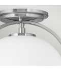 Somerset 1 light plafond brushed nickel 31.8cm Hinkley Lighting Somerset 1 light plafond brushed nickel 31.8cm